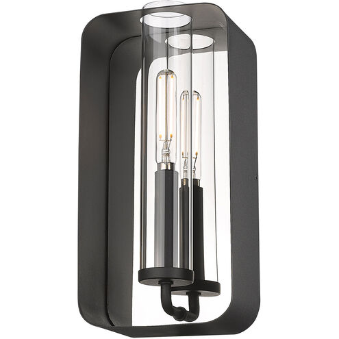 Skye 1 Light 6 inch Natural Black Sconce Wall Light